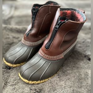 LL Bean zip up Boots
